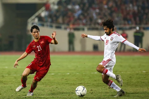 Tiền vệ Tuấn Anh tiếp tục chơi ấn tượng khi quay trở lại đội tuyển Việt Nam. (Ảnh: Nguyên An)