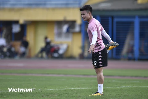 Hà Nội FC vắng nhiều cầu thủ quan trọng ở trận Siêu cúp Quốc gia 2020. (Ảnh: Nguyên An/Vietnam+)