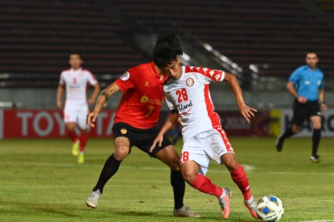 Thành phố Hồ Chí Minh thắng 2-0 Lao Toyota và vươn lên đầu bảng F tại AFC Cup 2020. (Ảnh: AFC) 