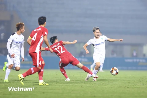 V-League 2020 trở lại sớm sẽ mang lại một số lợi thế cho tuyển Việt Nam ở Vòng loại World Cup 2022 và AFF Cup 2020. (Ảnh: Nguyên An/VIetnam+)