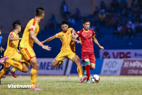 V-League 2020 tiếp tục thi đấu từ ngày 26/9 tới, với vòng 12 của giai đoạn một. (Ảnh: Hiển Nguyễn/Vietnam+) 