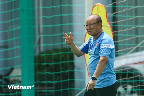 Huấn luyện viên Park Hang-seo có thêm 'trợ thủ' đắc lực thời gian tới cho chiến dịch SEA Games 31. (Ảnh: Hiển Nguyễn/Vietnam+) 