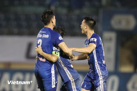 Quảng Nam còn cơ hội trụ hạng ở V-League 2020. (Ảnh: VPF) 