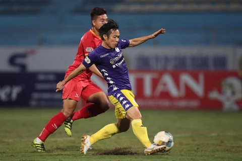 Hà Nội FC lo ngại Viettel trong cuộc đua tới chức vô địch V-League 2020. (Ảnh: Hiển Nguyễn/Vietnam+) 