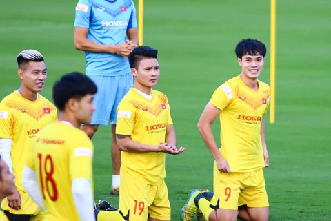 Đội tuyển Việt Nam thi đấu giao hữu với tuyển U22 Việt Nam ngày 233 và 27/12 tới. (Ảnh: Hiển Nguyễn/Vietnam+) 