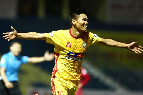 Thanh Hóa thắng cách biệt 3-0 Nam Định trên sân nhà. (Ảnh: Trung Thu-Sport5)