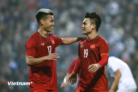 Những cái tên được kỳ vọng của tuyển Việt Nam tại vòng loại World Cup 2022. (Ảnh: PV/Vietnam+)