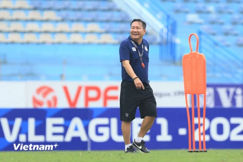 Huấn luyện viên Hoàng Văn Phúc. (Ảnh: CTV/Vietnam+)