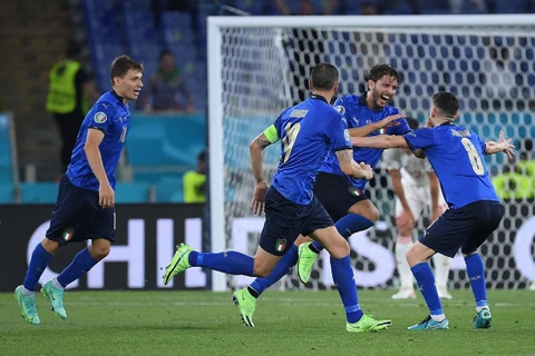 Italy đang là ứng viên sáng giá cho chức vô địch. (Ảnh: AFP/TTXVN)