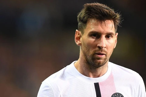 Messi mờ nhạt trong lần đầu đá chính cho PSG. (Ảnh: Getty Images) 