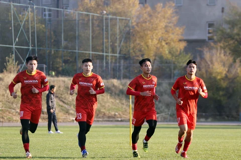 Đội tuyển U23 Việt Nam cần chơi ấn tượng trước U23 Đài Bắc Trung Hoa. (Ảnh: VFF) 