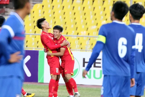 U23 Việt Nam cần chiến thắng trước U23 Myanmar để làm bước đệm cho tương lai. (Ảnh: VFF) 