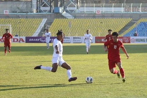 U23 Việt Nam vừa giành vé dự vòng chung kết U23 châu Á 2022. (Ảnh: VFF) 