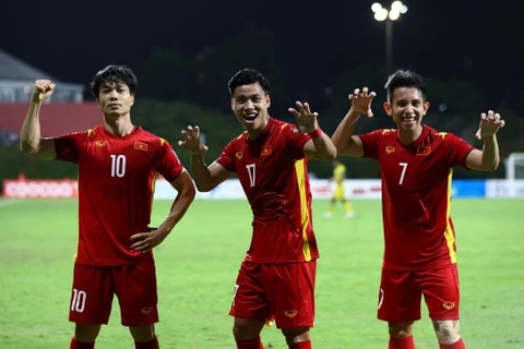 Đội tuyển Việt Nam đặt mục tiêu giành trọn 3 điểm trước Campuchia ở lượt trận cuối cùng của bảng B tại AFF Cup 2020. (Ảnh: Getty) 