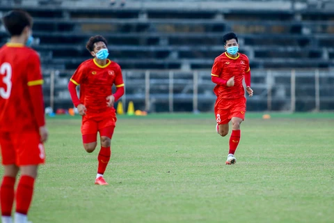 U23 tập luyện chỉ với 10 cầu thủ trước trận bán kết gặp Timor Leste