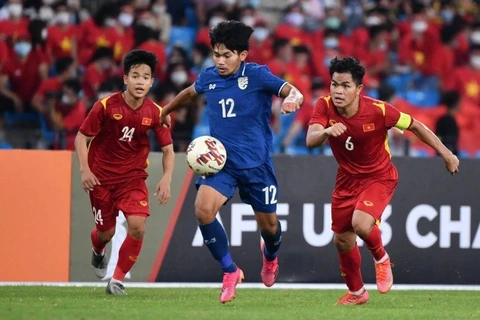 U23 Thái Lan vẫn là đối trọng lớn nhất của U23 Việt Nam tại SEA Games 31. (Ảnh: Getty Images) 