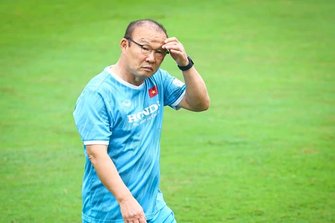 Huấn luyện viên Park Hang-seo chuyển sang dẫn dắt U23 Việt Nam dự SEA Games 31 sau khi kết thúc nhiệm vụ ở vòng loại thứ ba World Cup 2022. (Ảnh: PV/Vietnam+) 