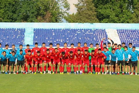 Dàn cầu thủ U23 Việt Nam hứa hẹn phát triển hơn nữa sau Vòng chung kết U23 châu Á 2022. (Ảnh: VFF) 