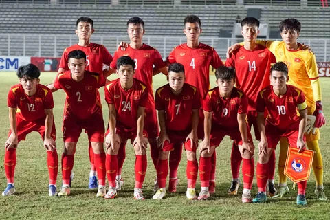 U19 Việt Nam đang thi đấu tốt tại giải U19 Đông Nam Á 2022. (Ảnh: VFF) 