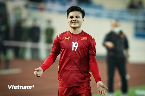 Quang Hải có thể trở về Việt Nam thi đấu AFF Cup 2022 vào phút chót. (Ảnh: PV/Vietnam+) 