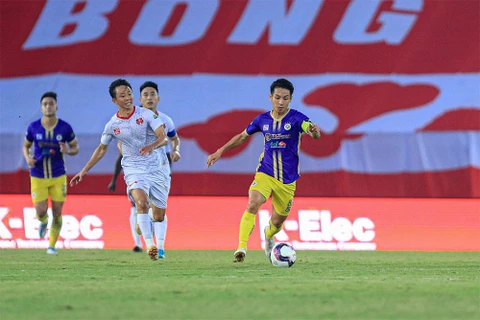 Hải Phòng và Hà Nội FC có nhiều "duyên nợ," hứa hẹn tạo nên trận đấu hấp dẫn mỗi khi đối đầu. (Ảnh: VPF) 