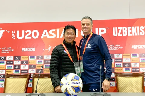 Huấn luyện viên Hoàng Anh Tuấn tỏ ra tự tin trước các đối thủ tại U20 châu Á. (Ảnh: VFF)