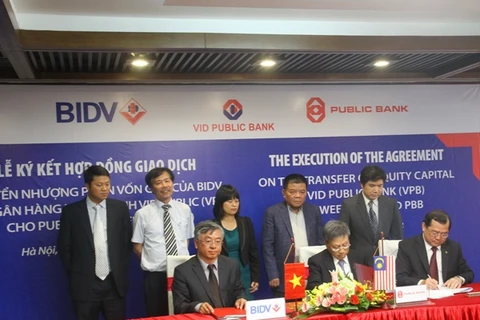 BIDV chuyển nhượng toàn bộ vốn từ VPB sang Public Bank Berhad 