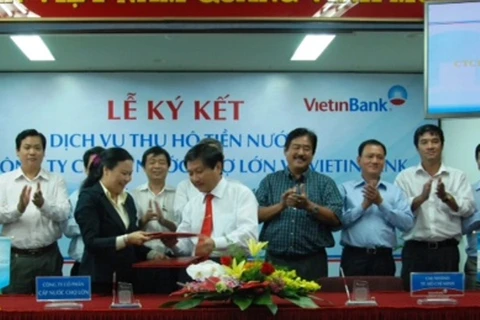 VietinBank triển khai dịch vụ thu hộ tiền nước tại TPHCM