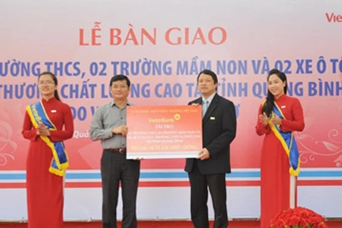 Tài trợ trên 10 tỷ đồng tài trợ an sinh xã hội tại Quảng Bình