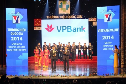 VPBank lần thứ 2 liên tiếp đạt giải Thương hiệu Quốc gia