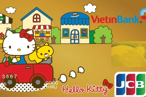 Thẻ đồng thương hiệu VietinBank-Hello Kitty-JCB. (Nguồn: VietinBank)
