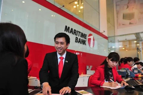 Giao dịch tại Maritime Bank. (Nguồn: Maritime Bank)