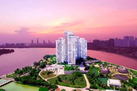 Dự án căn hộ The Brilliant trên đảo Kim Cương. (Nguồn: Techcombank)