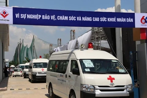 BIDV tặng xe cứu thương cho các bệnh viện. (Nguồn: BIDV)