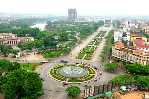Khu trung tâm thành phố Thái Nguyên. (Nguồn: Báo Thái Nguyên)