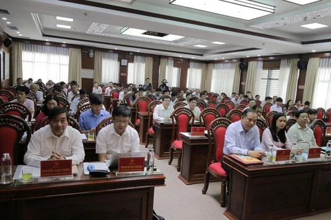Các đại biểu tham dự hội nghị sơ kết Chỉ thị số 40 tại tỉnh Hải Dương. (Ảnh: CTV)