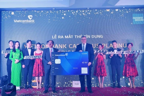 Lễ ra mắt Thẻ Vietcombank Amex Cashplus Platinum. (Ảnh: CTV)