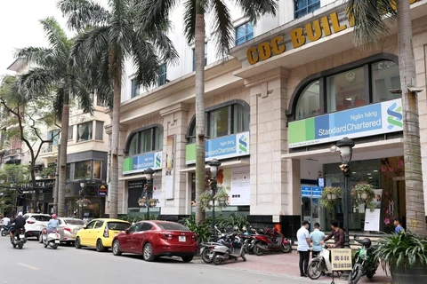 Ngân hàng Standard Chartered tại Hà Nội. (Ảnh: CTV)