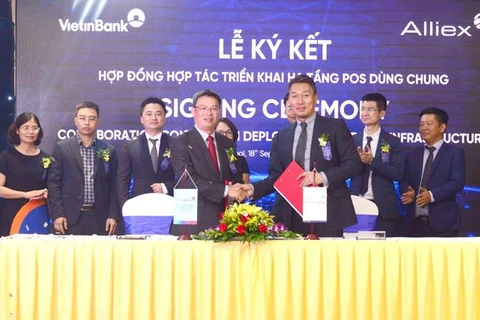 VietinBank và Alliex chính thức ký Hợp đồng hợp tác. (Ảnh: CTV)