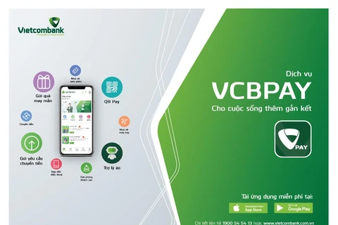 Ứng dụng VCBPAY của Vietcombank. (Ảnh: CTV)