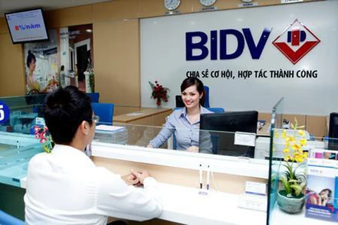 Giao dịch tại BIDV. (Nguồn: BIDV)