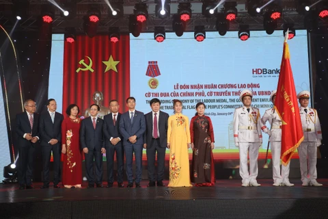 HDBank lần thứ hai 3 nhận Huân chương Lao động do Chủ tịch nước trao tặng. (Ảnh: CTV/Vietnam+)
