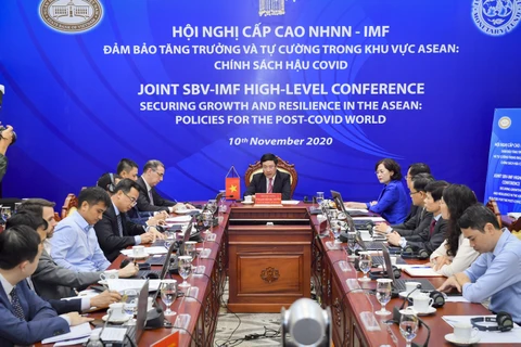 Các đại biểu tham dự hội nghị. (Ảnh: CTV/Vietnam+)