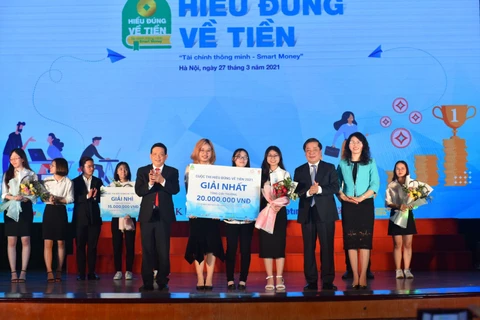 Cuộc thi ‘Hiểu đúng về tiền’ giúp sinh viên tiết kiệm chi tiêu. (Ảnh: CTV/Vietnam+)