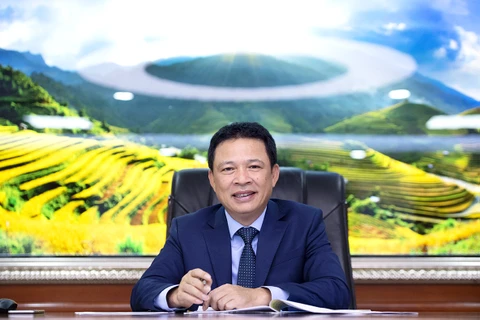 Ông Phạm Doãn Sơn, Phó Chủ tịch thường trực Hội đồng quản trị - Tổng Giám đốc LienVietPostBank. (Ảnh: Vietnam+)