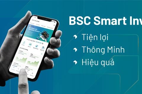 BSC Smart Invest là ứng dụng đầu tư chứng khoán, được phát triển dựa trên sự thấu hiểu nhu cầu của nhà đầu tư. (Ảnh: Vietnam+)