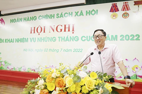 Tổng Giám đốc Dương Quyết Thắng phát biểu chỉ đạo tại Hội nghị. (Ảnh: Vietnam+)