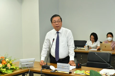 Phó Thống đốc NHNN Nguyễn Kim Anh phát biểu tại buổi ra mắt chương trình “Tay hòm chìa khóa” mùa 2. (Ảnh: CTV/Vietnam+)