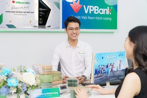 VPBank là ngân hàng được điều chỉnh hạn mức tín dụng nhiều nhất. (Ảnh: VIetnam+)