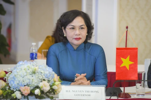 Thống đốc Ngân hàng Nhà nước Nguyễn Thị Hồng. (Ảnh: Vietnam+)